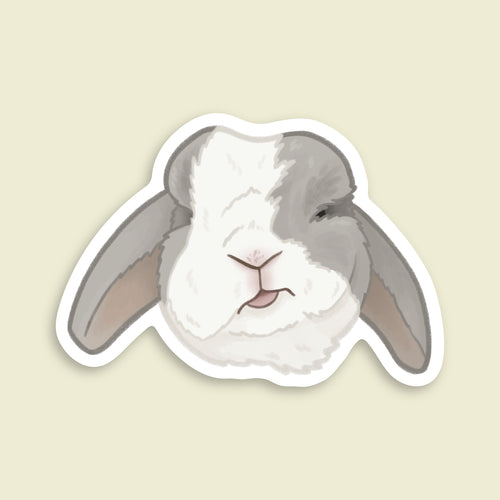 Sassy Bunny Sticker