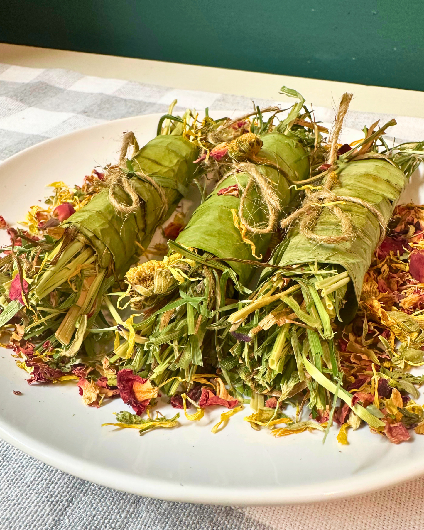 Floral Banana Burritos
