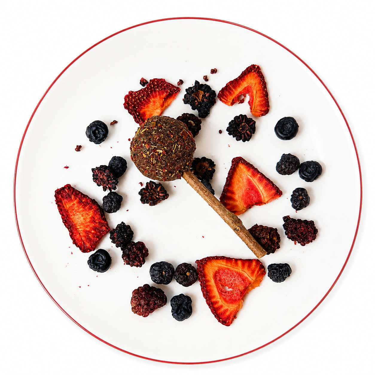 Cherry Berry Hay Lollipop