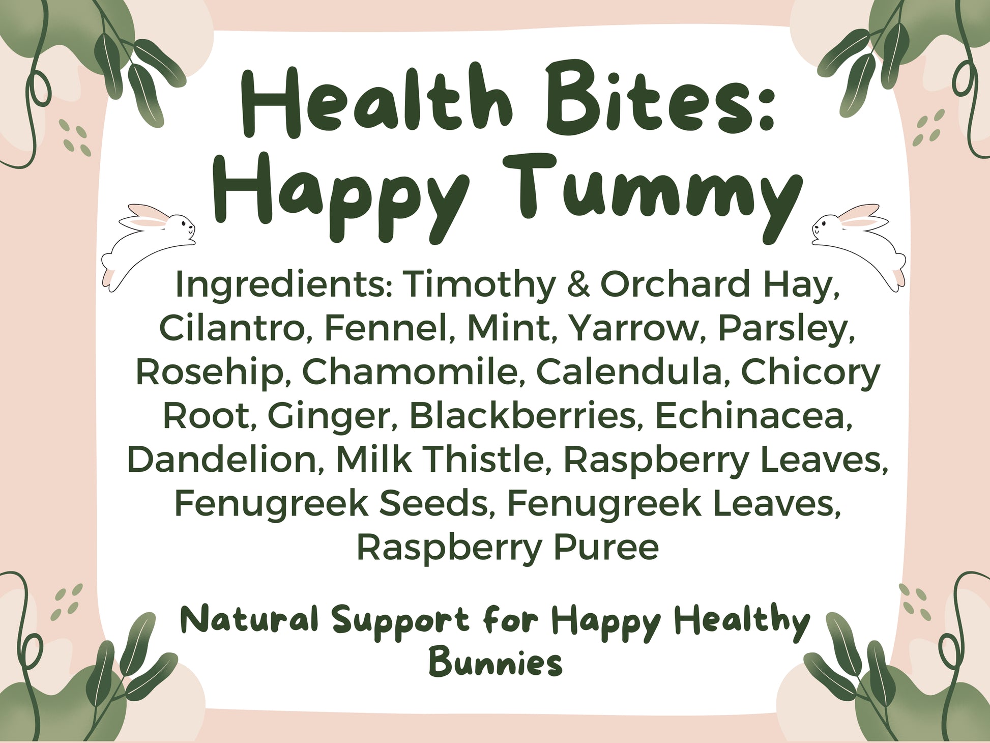 Health Bites: Happy Tummy - Hippity Hop Pet Shop