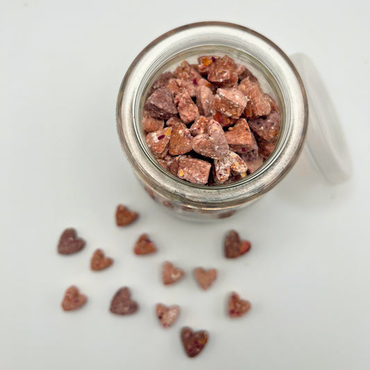Jar of Tri - Colour Hearts - Hippity Hop Pet Shop