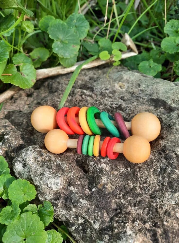 Rainbow Shaker Toy for Small Animals.