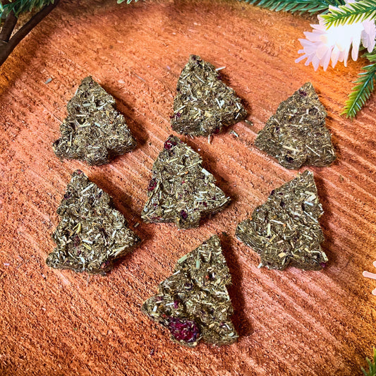 Oh Christmas Tree Hay Bites - Hippity Hop Pet Shop