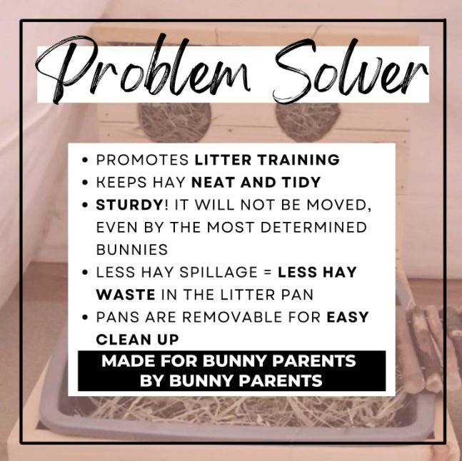 Four Hole Hay Feeder and Litter Box - Hippity Hop Pet Shop