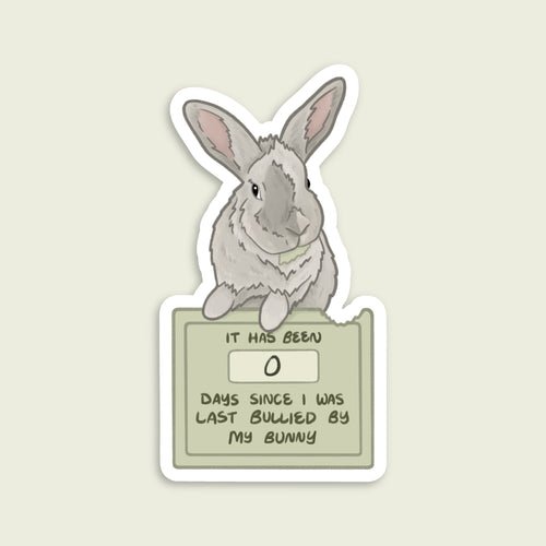 Funny Bunny Sticker - Hippity Hop Pet Shop